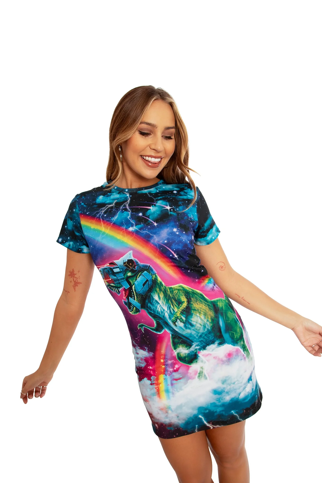 Hell Yeah Reversible Tee Dress - Image 8