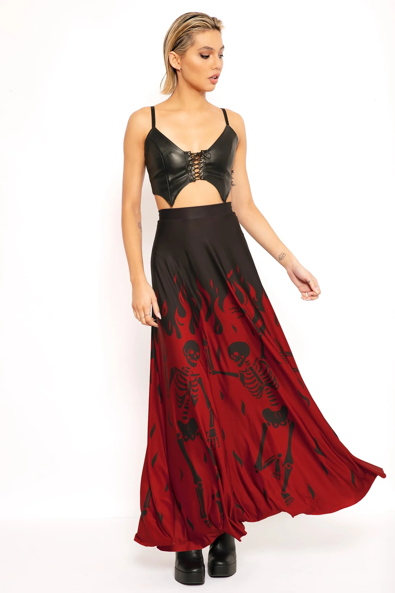 Hellfire Maxi Skirt - Image 4
