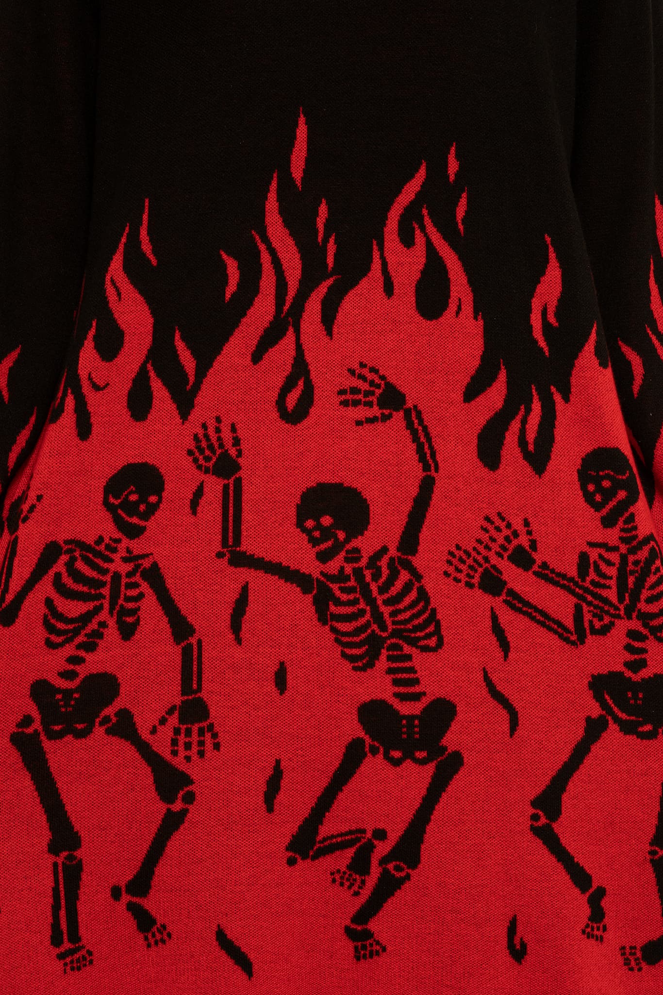 Hellfire Oversized Knit Longline Sweater - Image 7