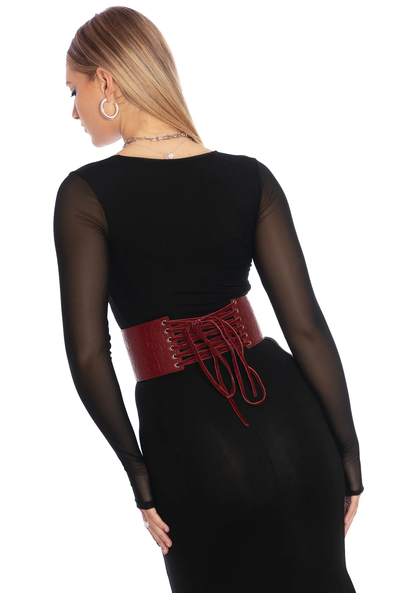 Hellfire Tie It Up Corset Belt - Image 6