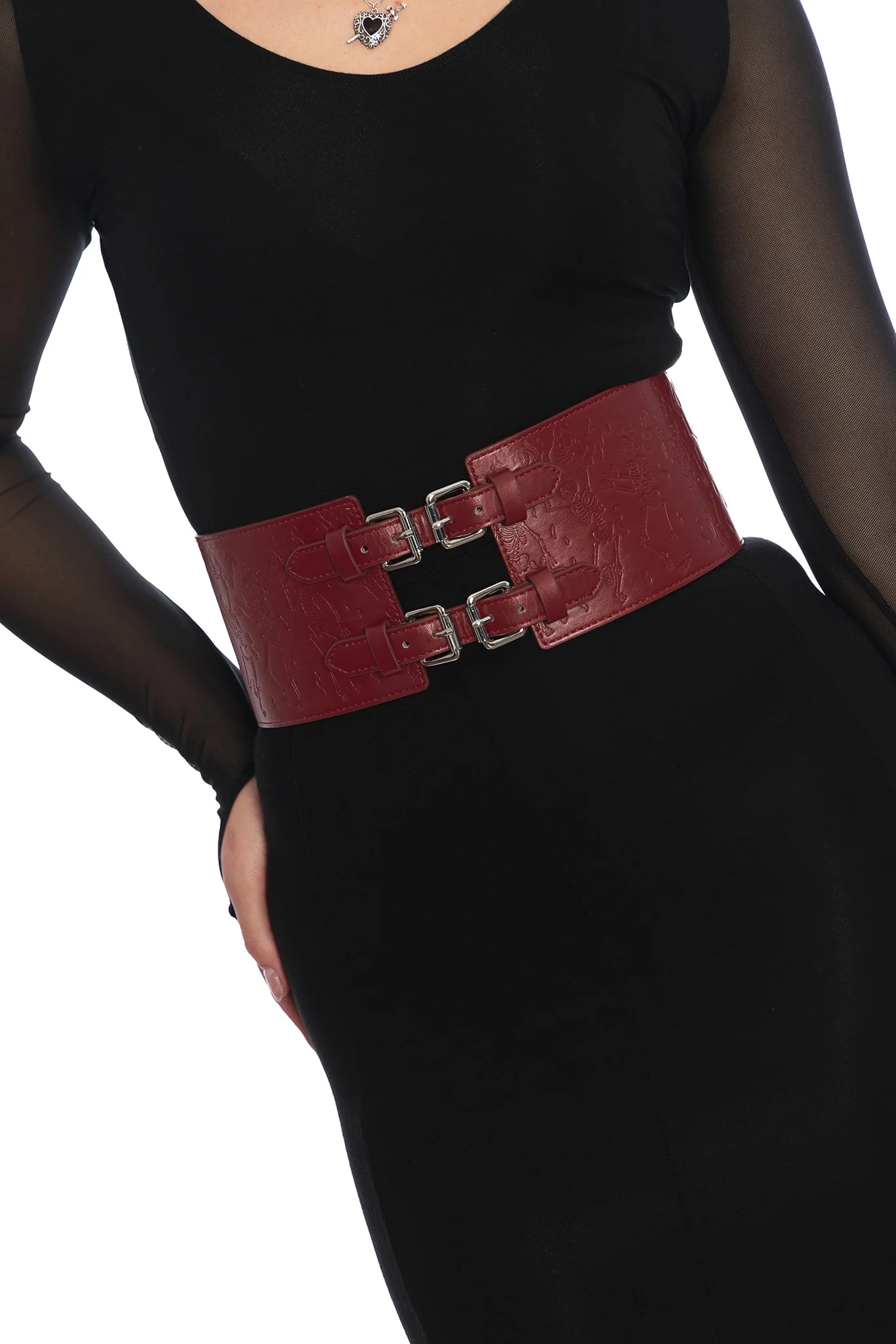 Hellfire Tie It Up Corset Belt - Image 7