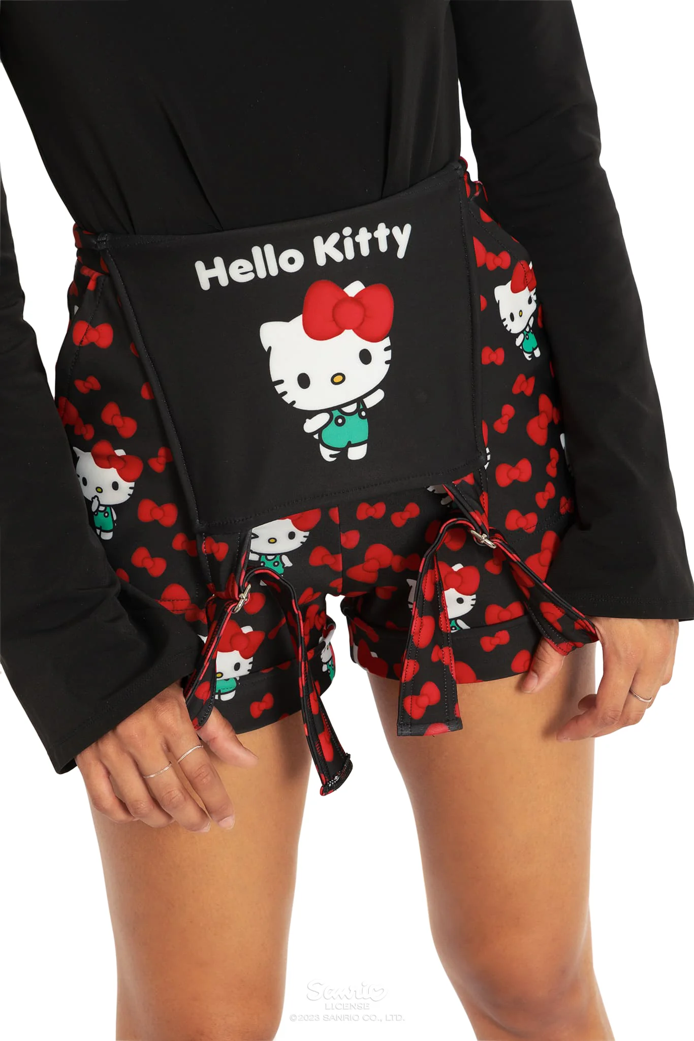 Hello Kitty Hi There Short Overalls - Image 3