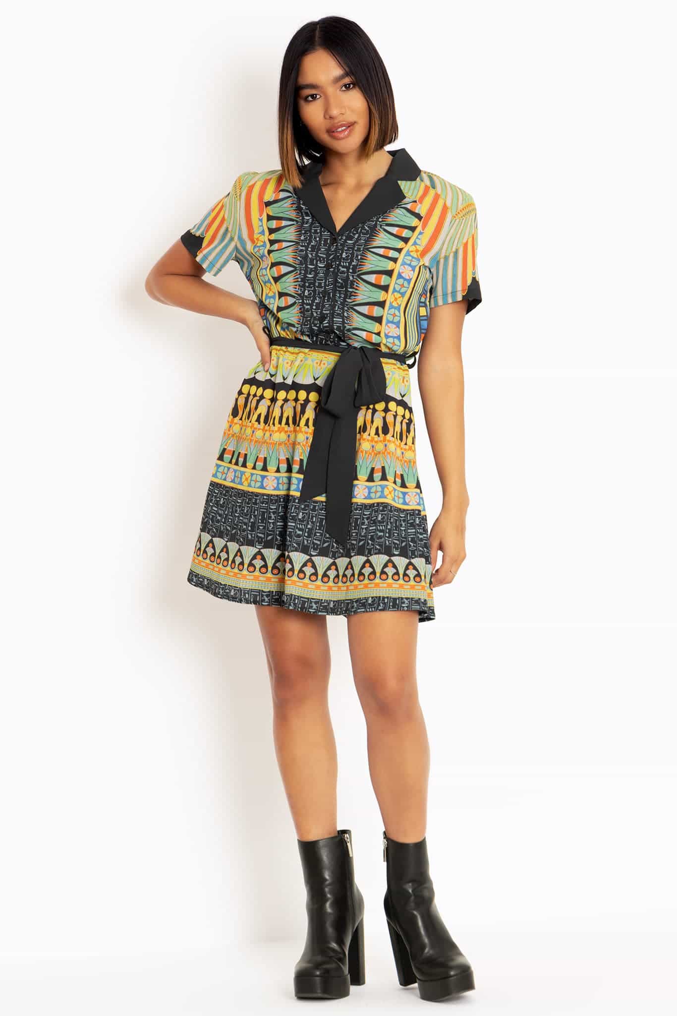 History Of Egyptian Art Shirt Dress