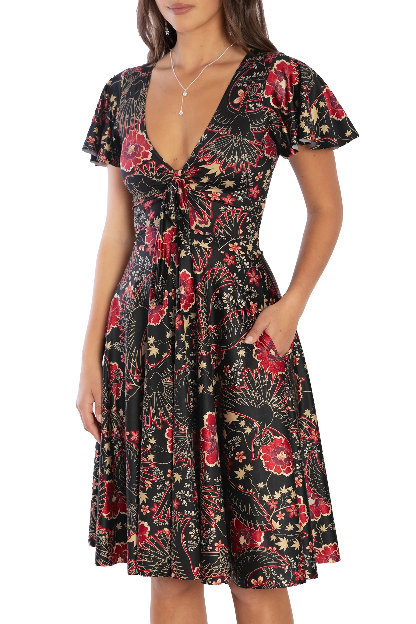Ho-Oh Wallpaper Rio Midi Dress - Image 3