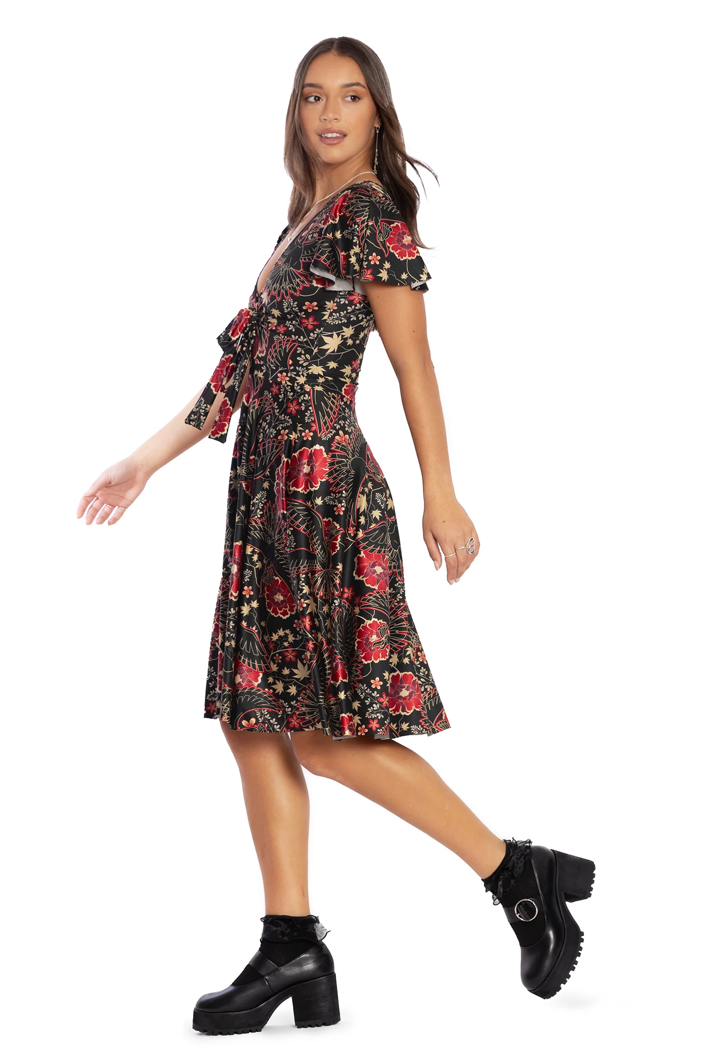 Ho-Oh Wallpaper Rio Midi Dress - Image 6