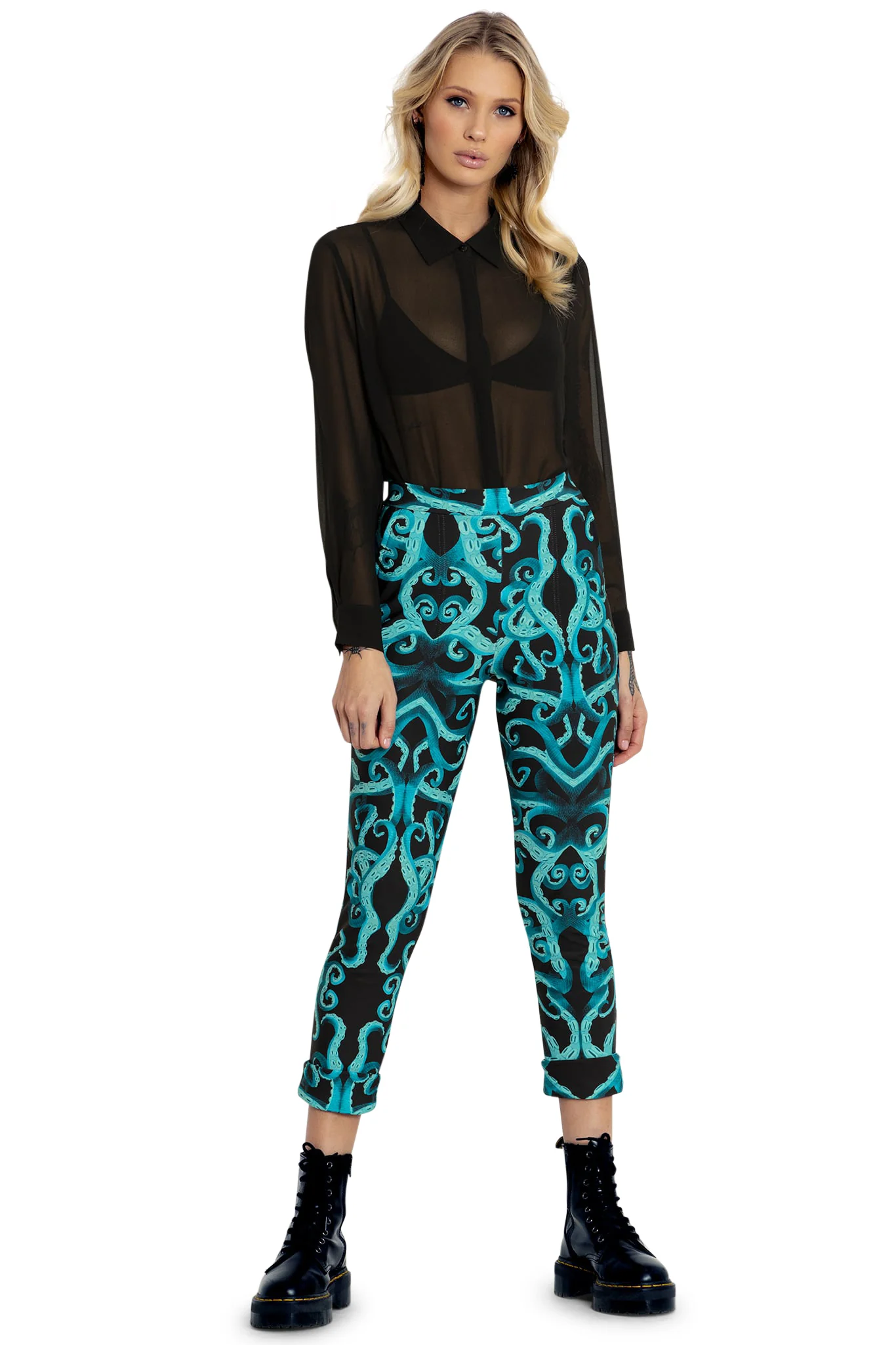 Hug Of Cthulhu Cuffed Pants