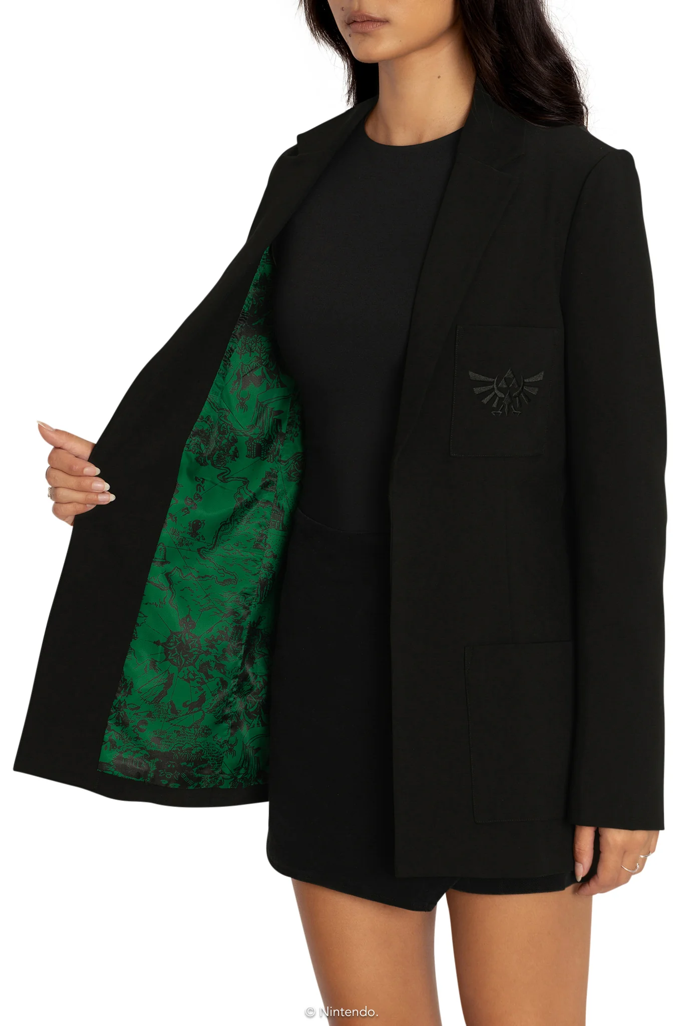 Hyrule Map Green Blazer - Image 3