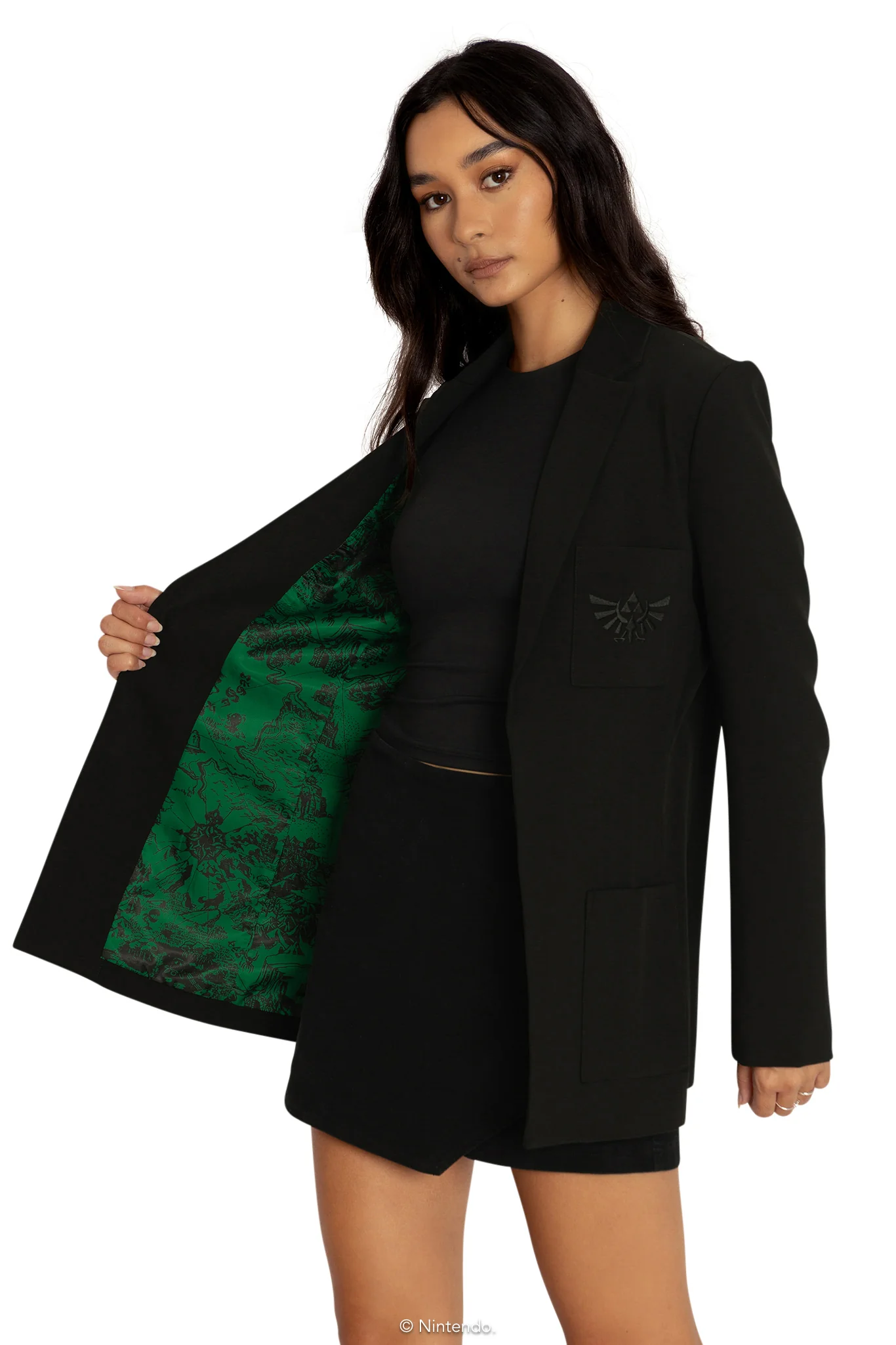 Hyrule Map Green Blazer - Image 9
