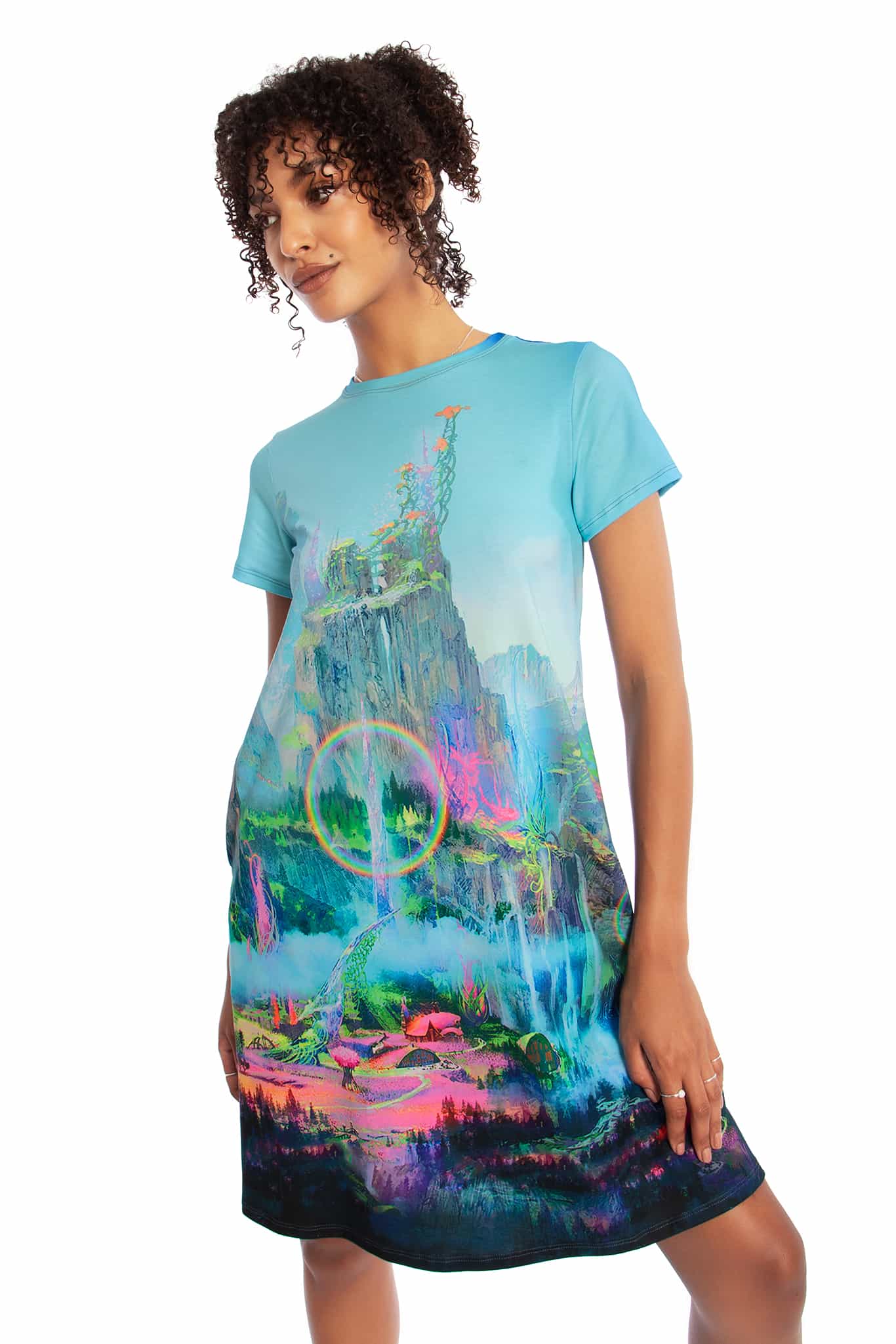 Il Mheg Longline Swing Tee Dress - Image 7