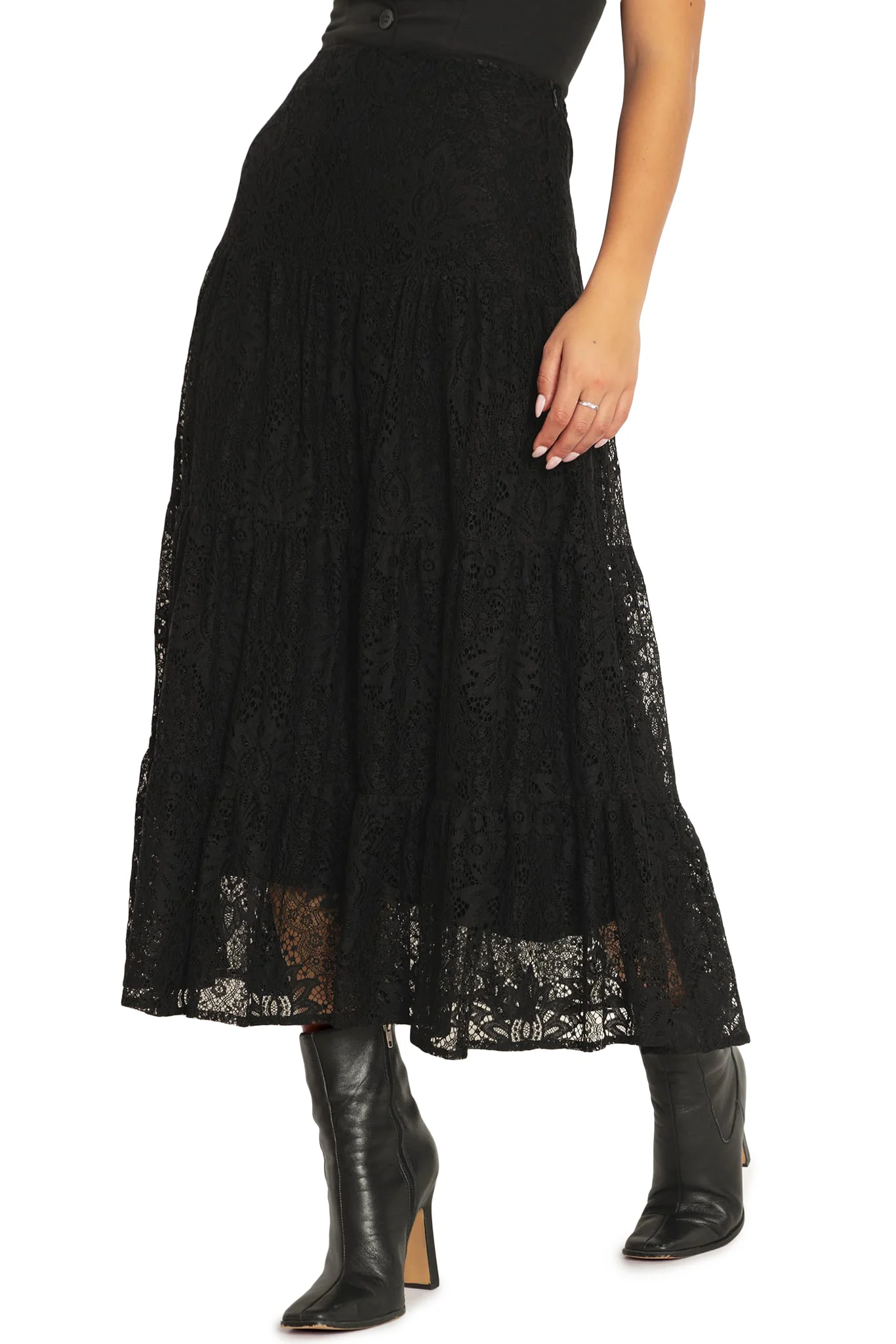 Immortal Lace Tier Midaxi Skirt - Image 3