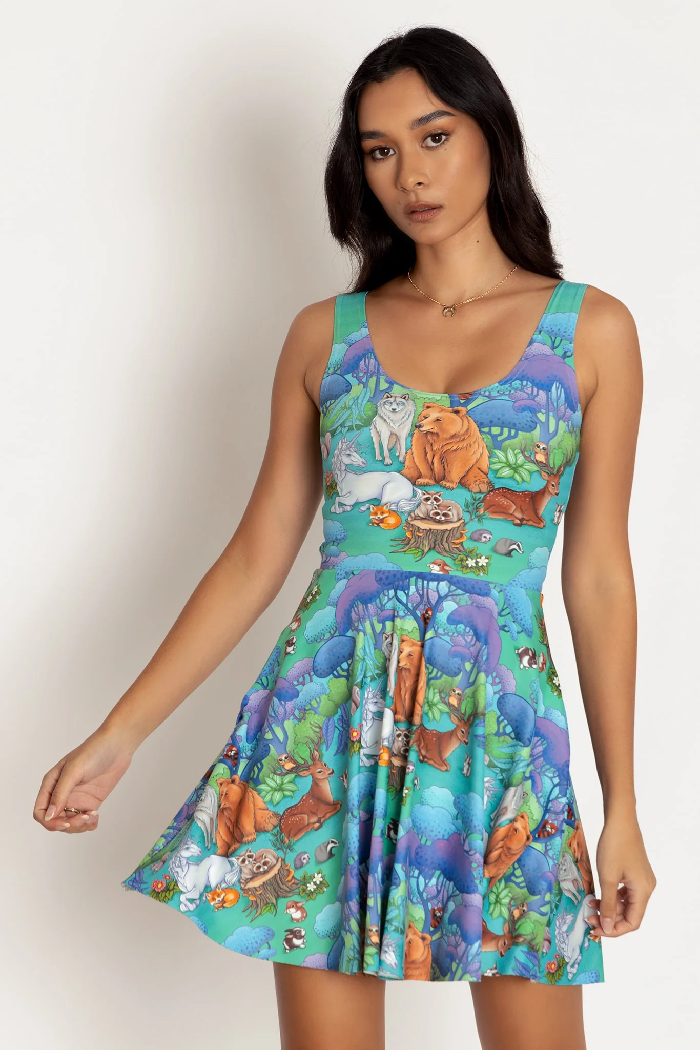 Into The Woods Scoop Skater Dress - Image 4