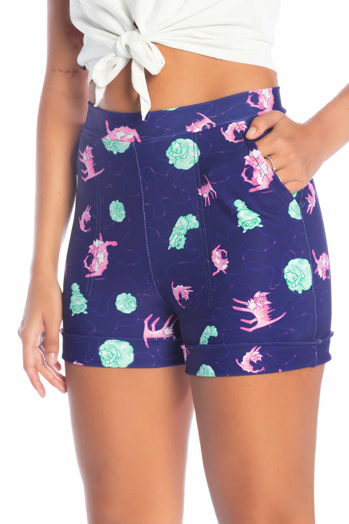 Kiki and Bouba Cuffed Shorts - Image 3