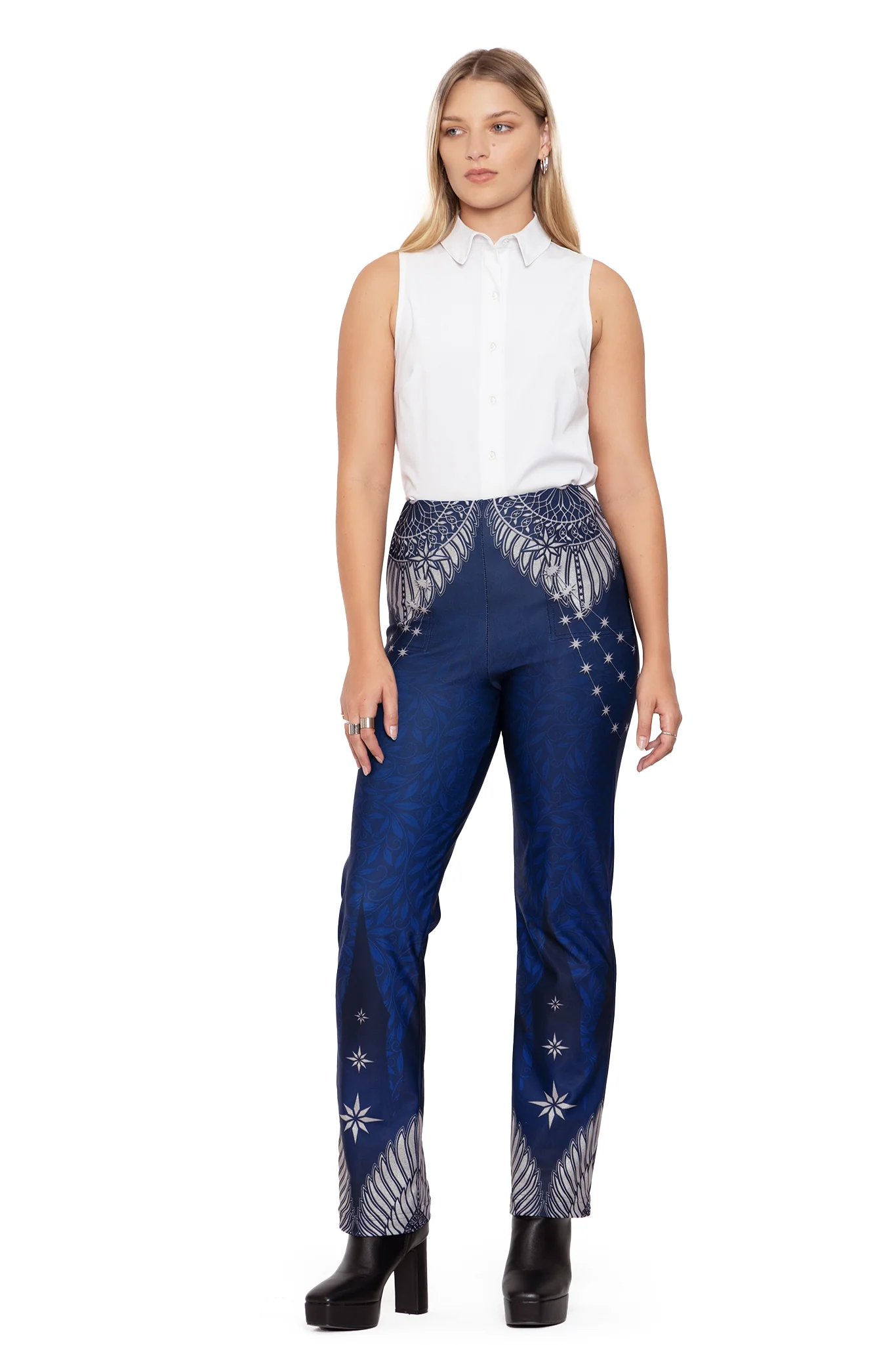 King Of Gondor High Waisted Straight Leg Pants - Image 5