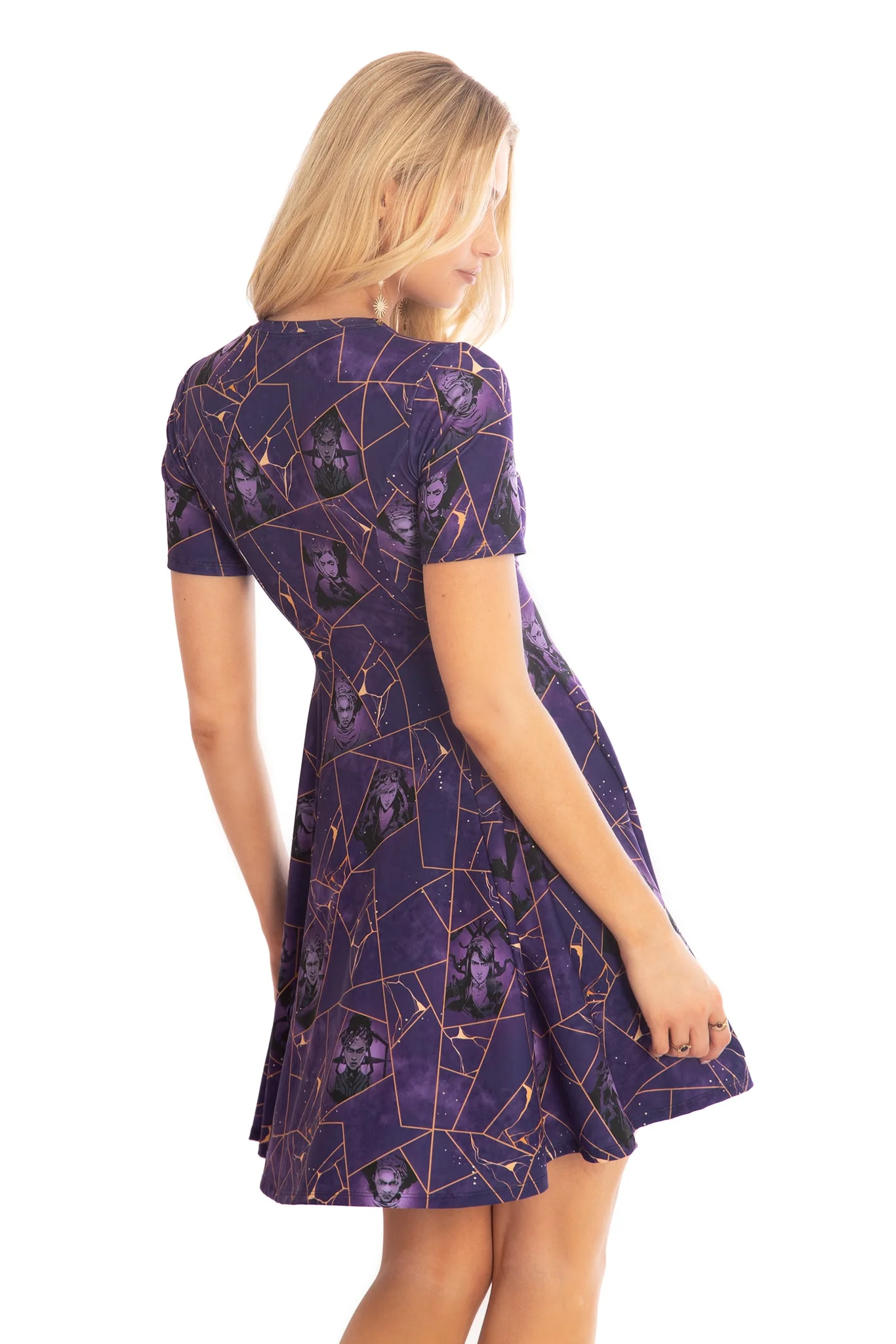 Kintsugi Longline Evil Tee Dress - Image 2