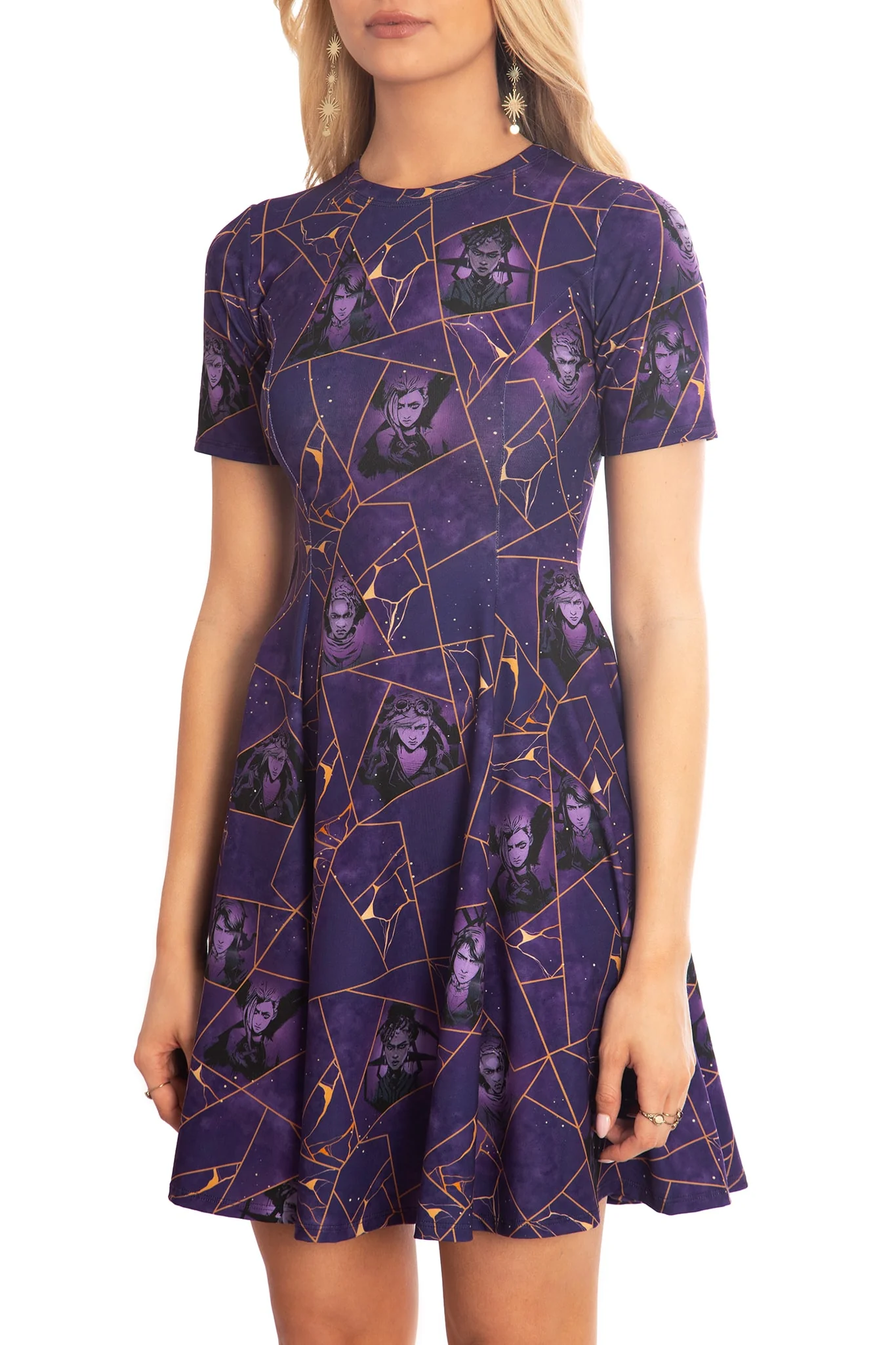Kintsugi Longline Evil Tee Dress - Image 3