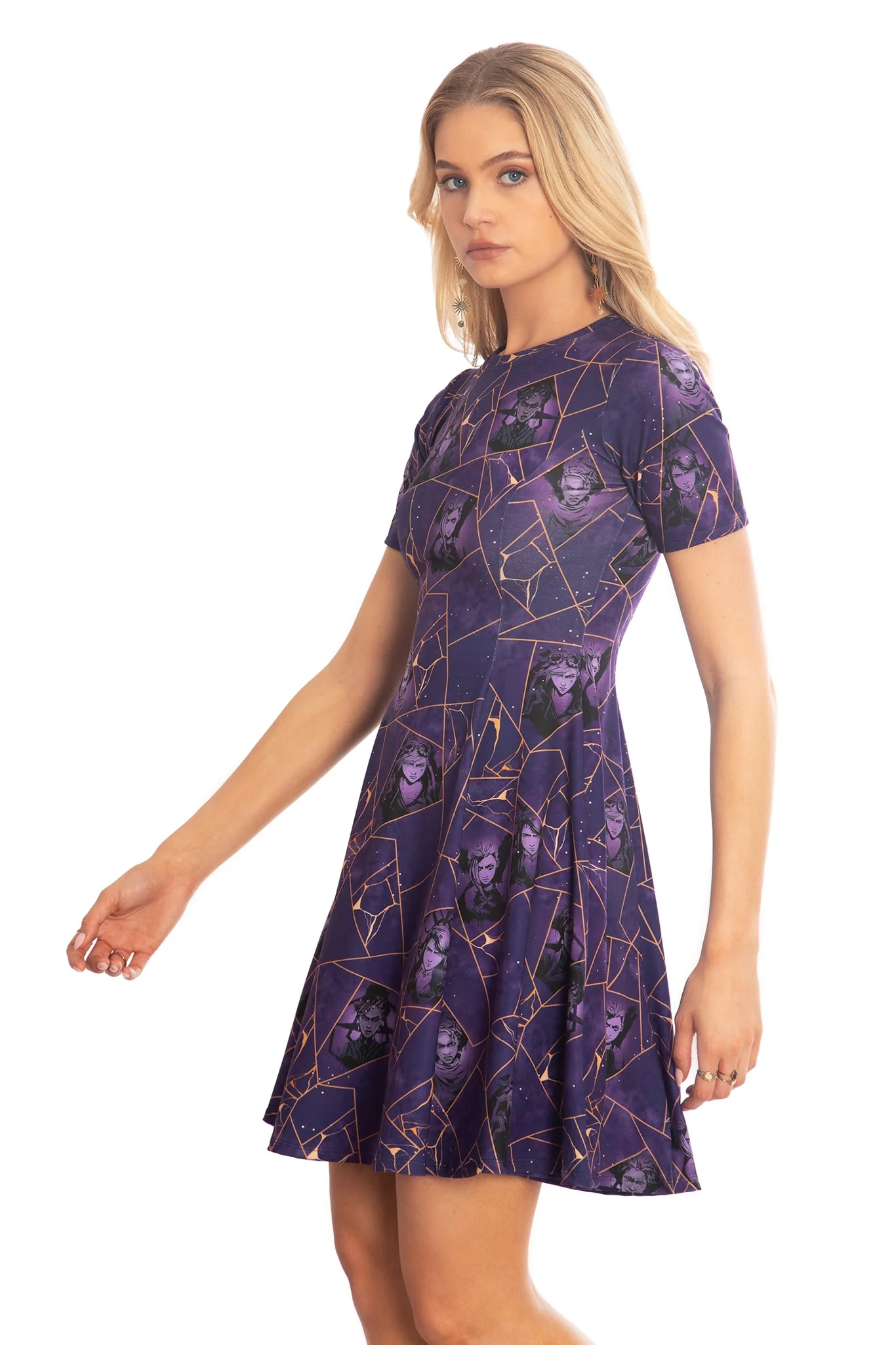 Kintsugi Longline Evil Tee Dress - Image 5