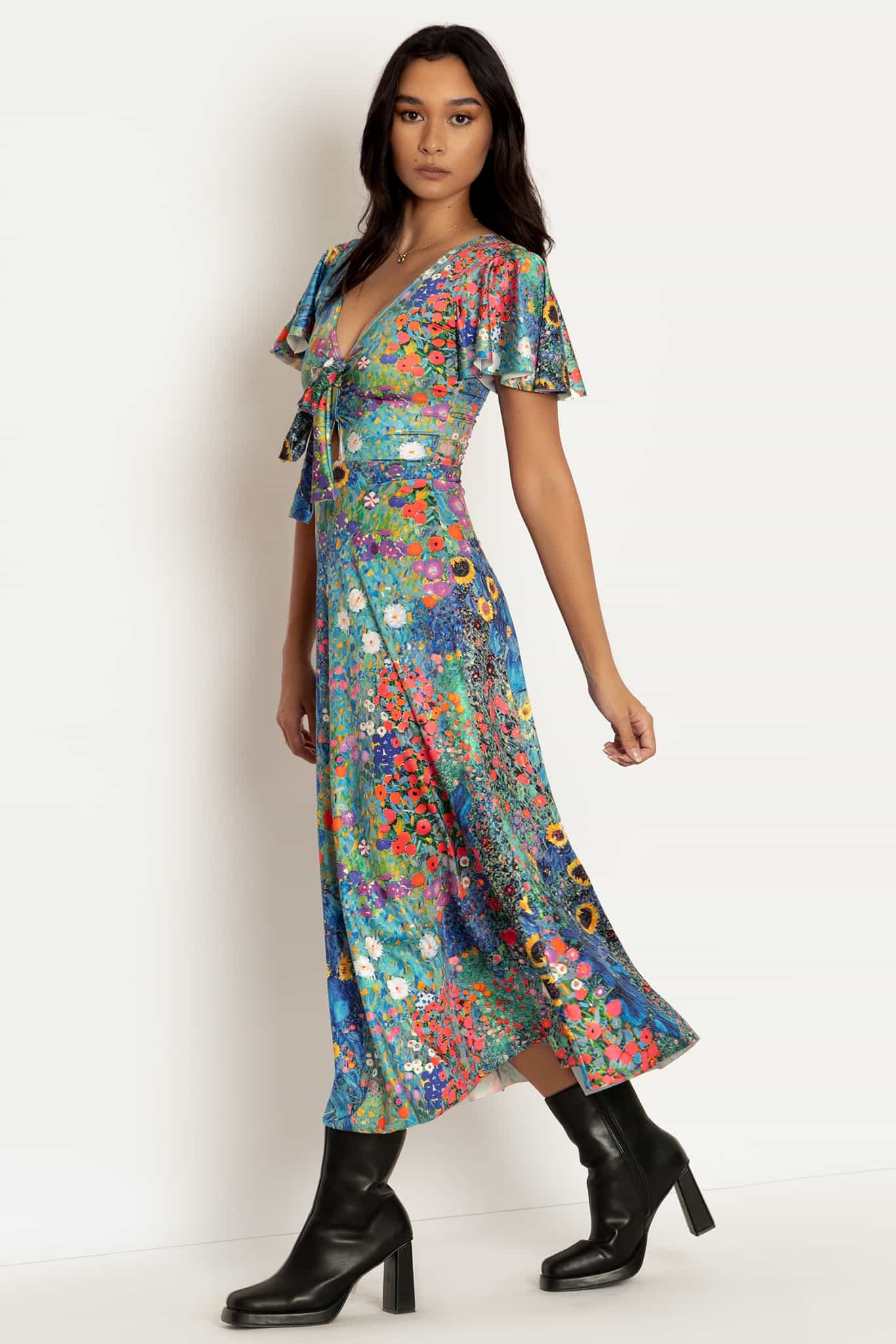 Klimt Collage Rio Midaxi Dress - Image 3