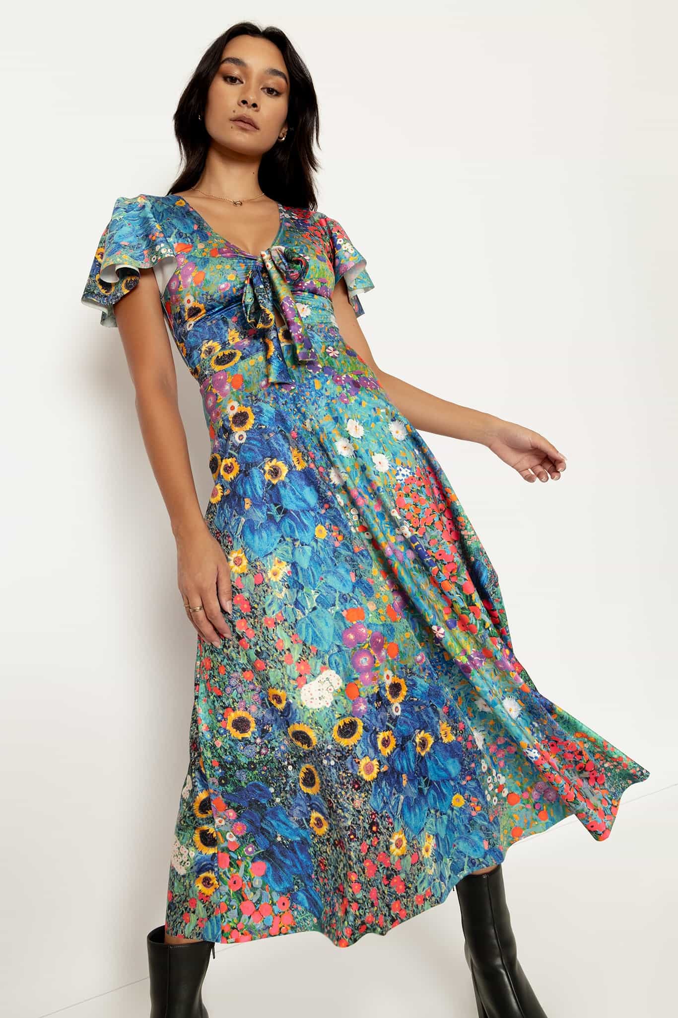 Klimt Collage Rio Midaxi Dress - Image 6