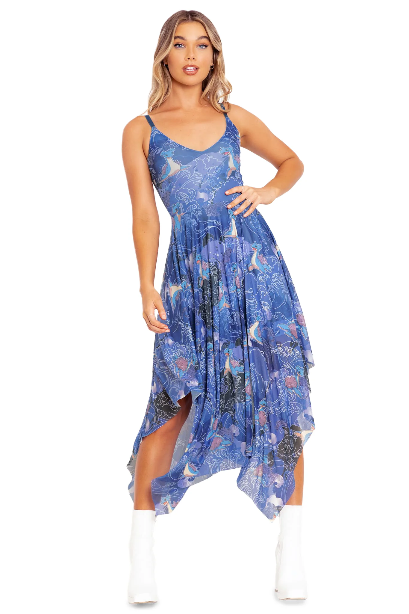 Lapras Waves Handkerchief Dress - Image 7