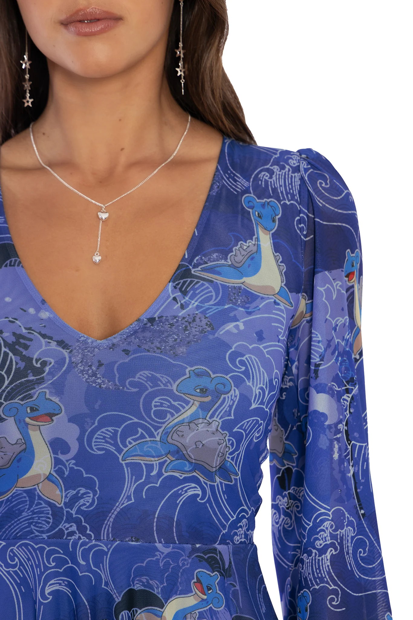 Lapras Waves Sheer Romance Dress - Image 4