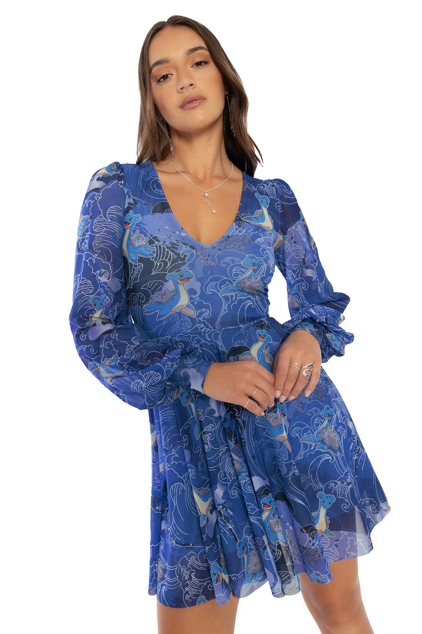 Lapras Waves Sheer Romance Dress - Image 9