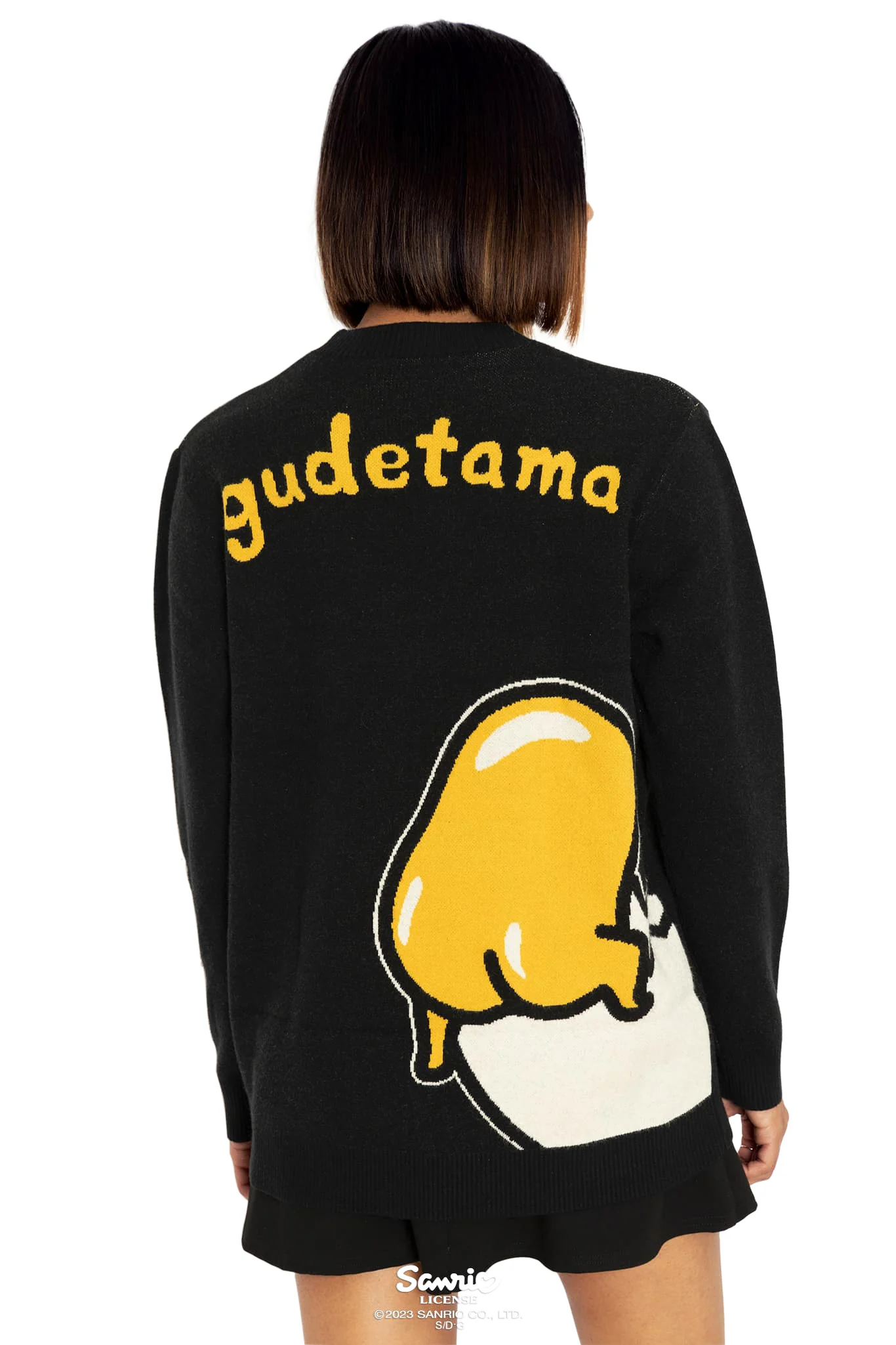 Lazy Gudetama Oversized Knit Sweater - Image 2