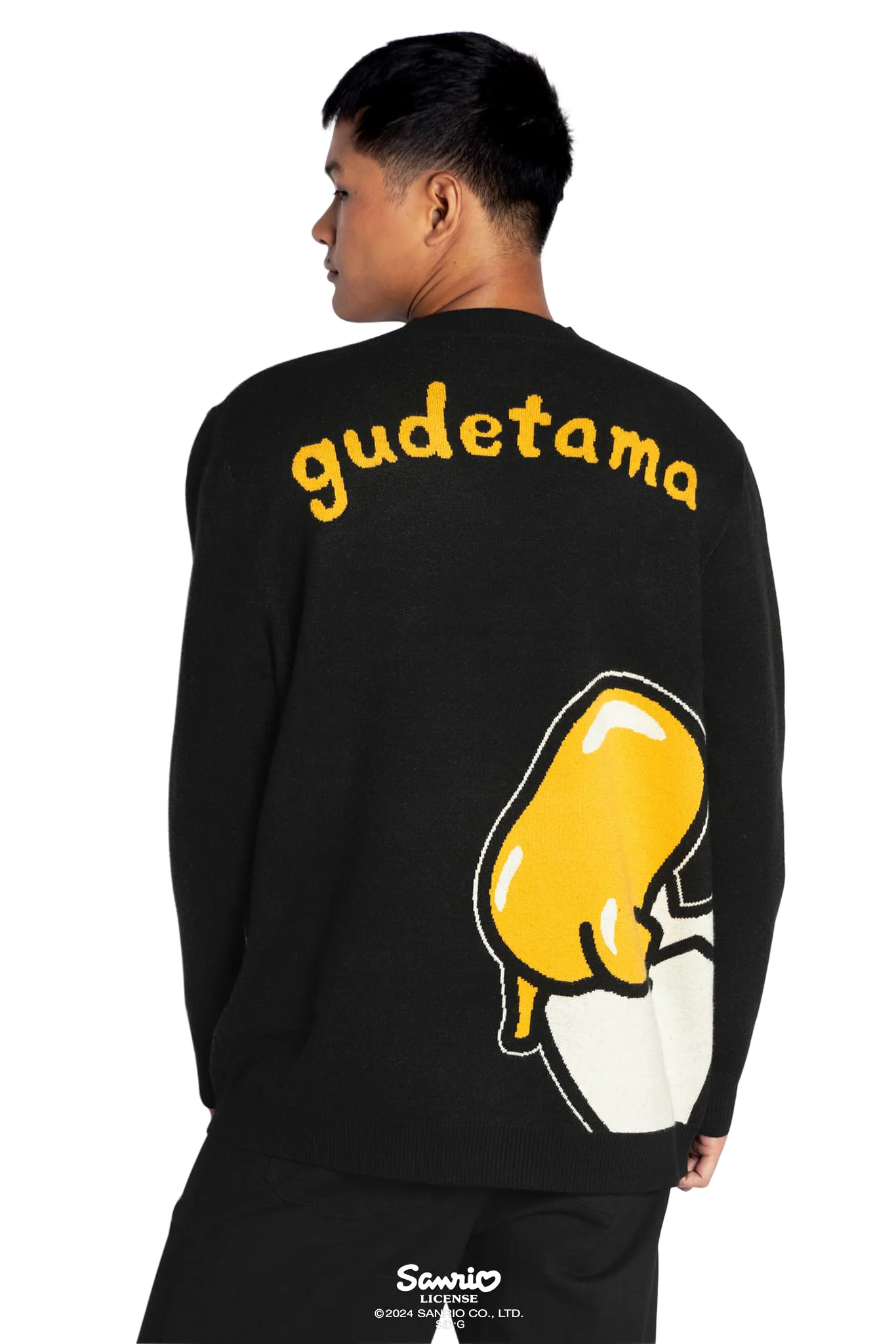 Lazy Gudetama Oversized Knit Sweater - Image 6
