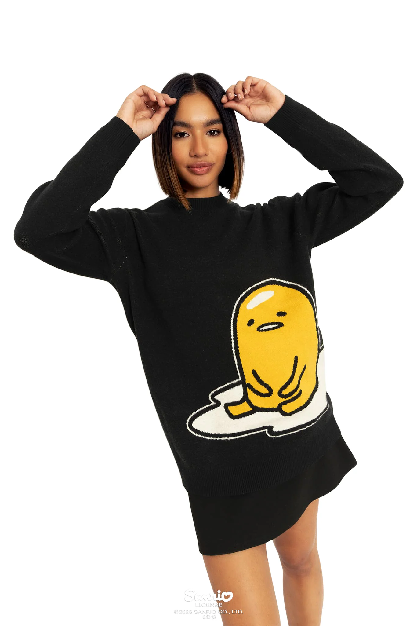 Lazy Gudetama Oversized Knit Sweater - Image 8