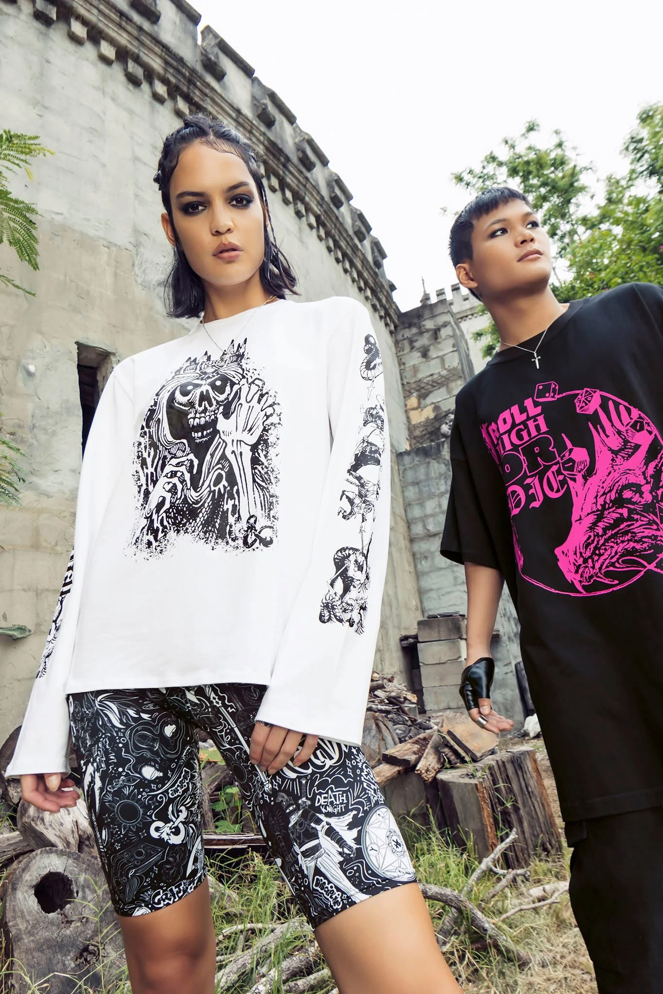 Lich Long Sleeve Oversized Boyfriend Tee - Image 5