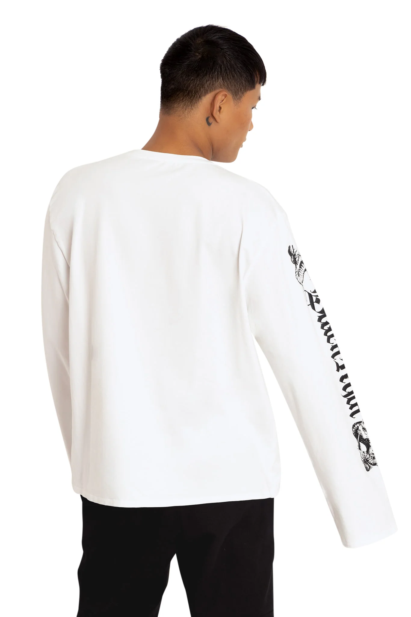 Lich Long Sleeve Oversized Boyfriend Tee - Image 8