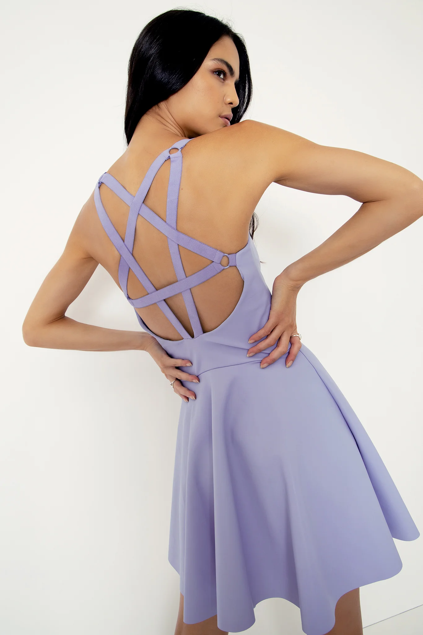 Light Magic Lilac Mini Dress - Image 4