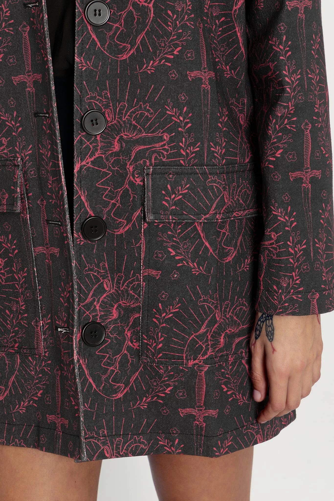 Like A Dagger To My Heart Duster Coat - Image 7