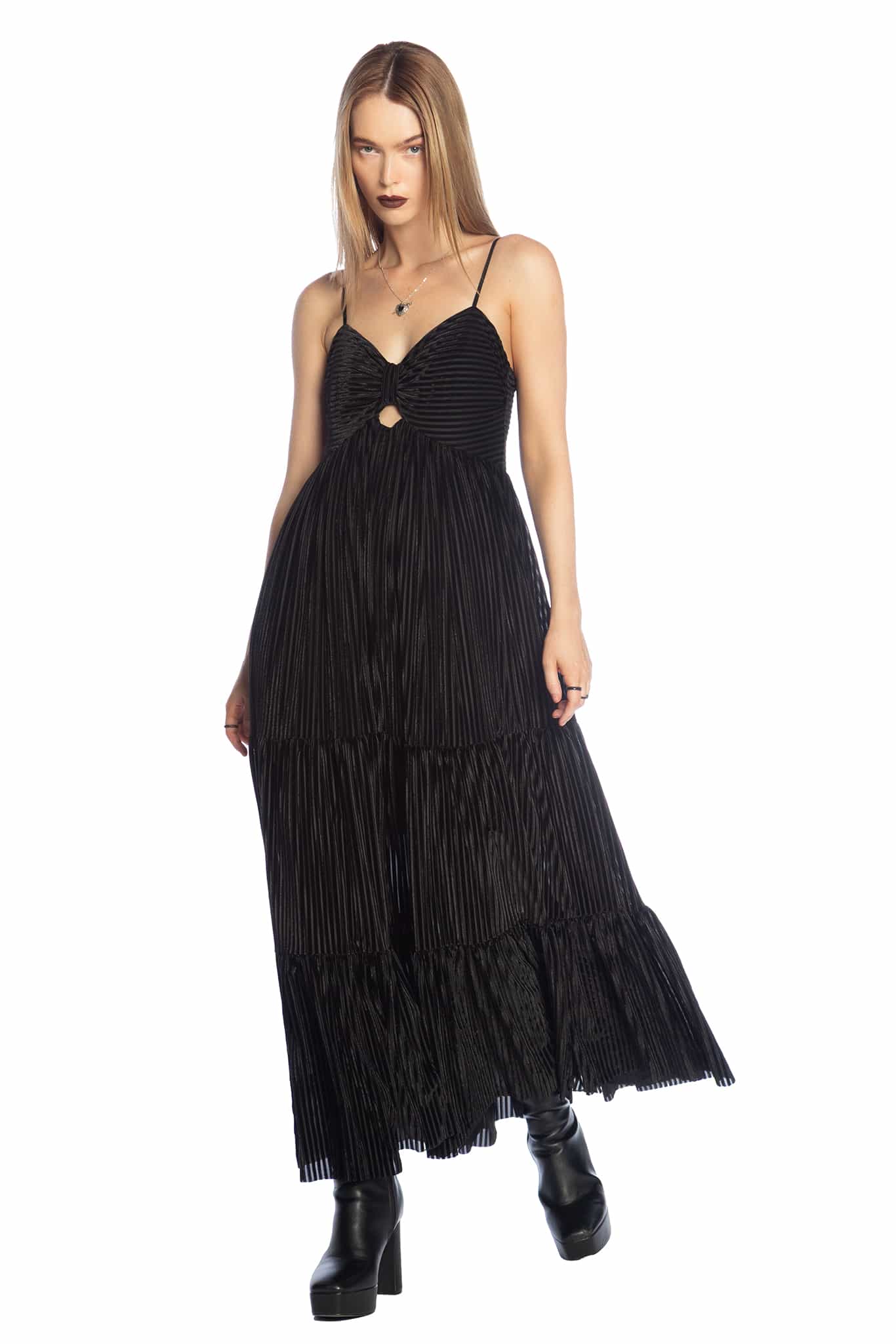 Liminality Ruched Sweetheart Dress - Image 5