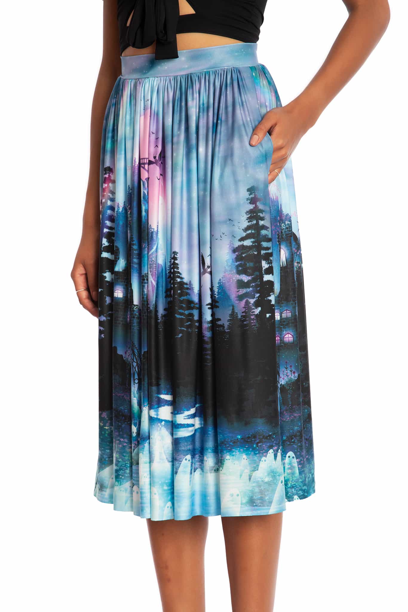 Looming Castle Slinky Pocket Skirt - Image 3