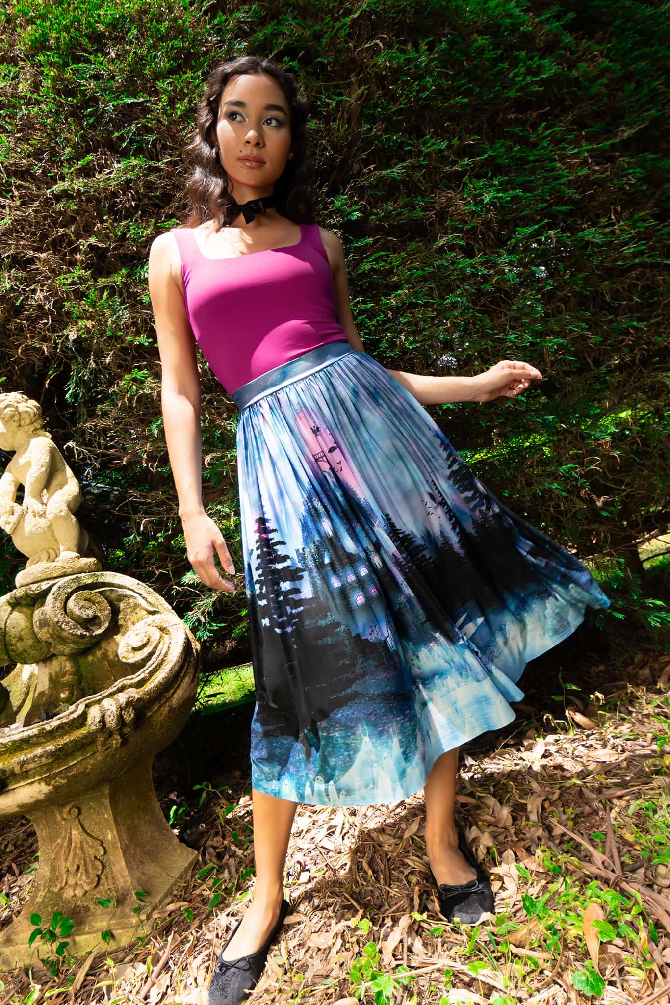 Looming Castle Slinky Pocket Skirt - Image 5