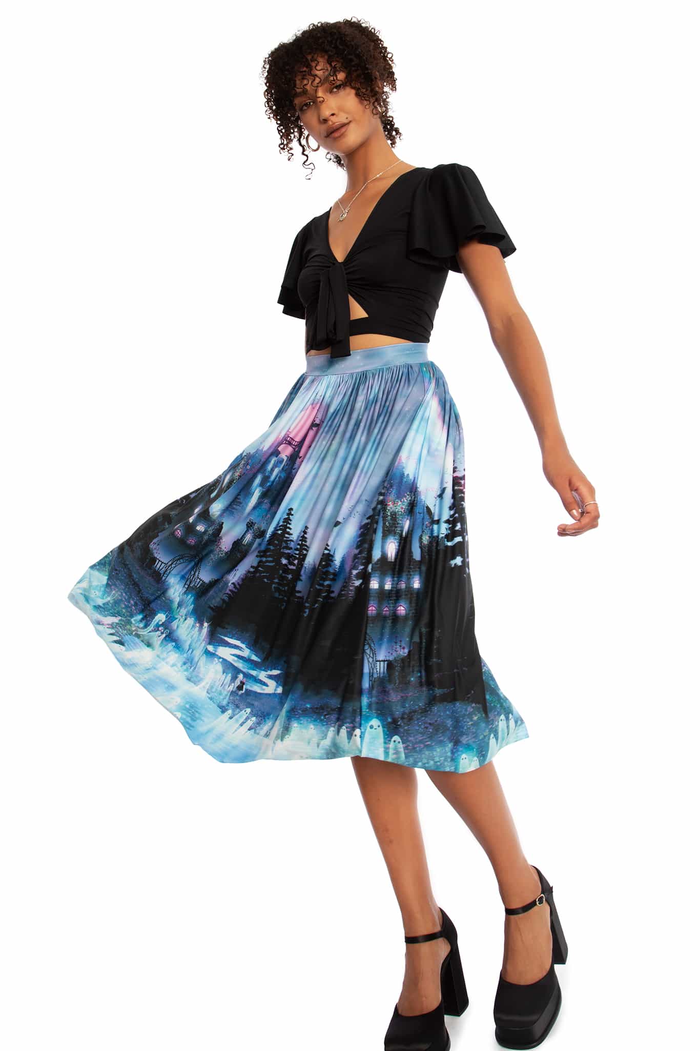 Looming Castle Slinky Pocket Skirt - Image 8