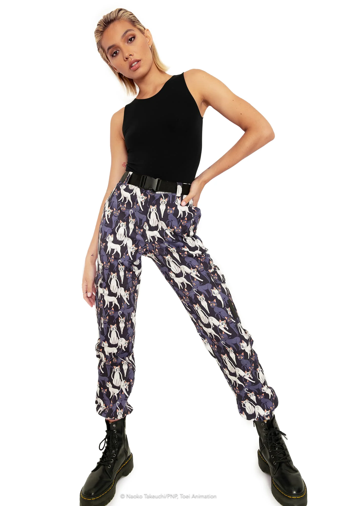 Luna And Artemis Collage Cargo Pants - Image 7