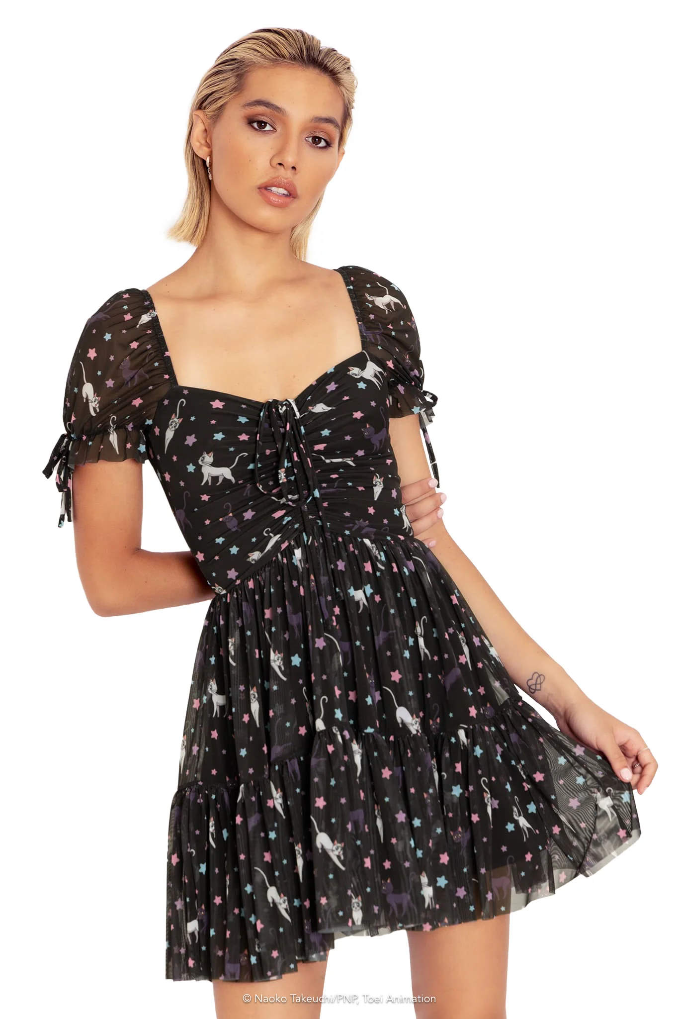 Luna And Artemis Constellation Short Tea Party Dress - Image 6