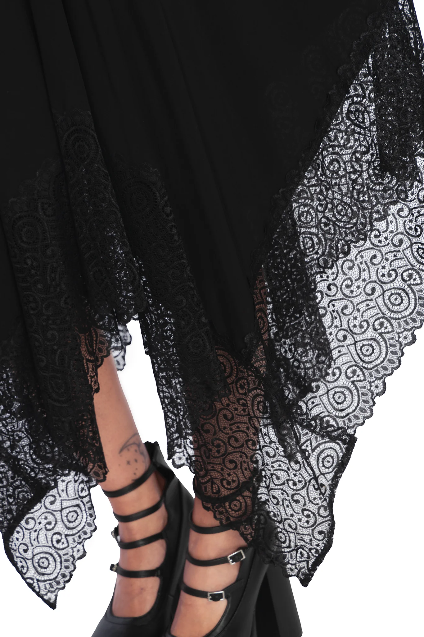 Mage Lace Handkerchief Midaxi Dress - Image 4