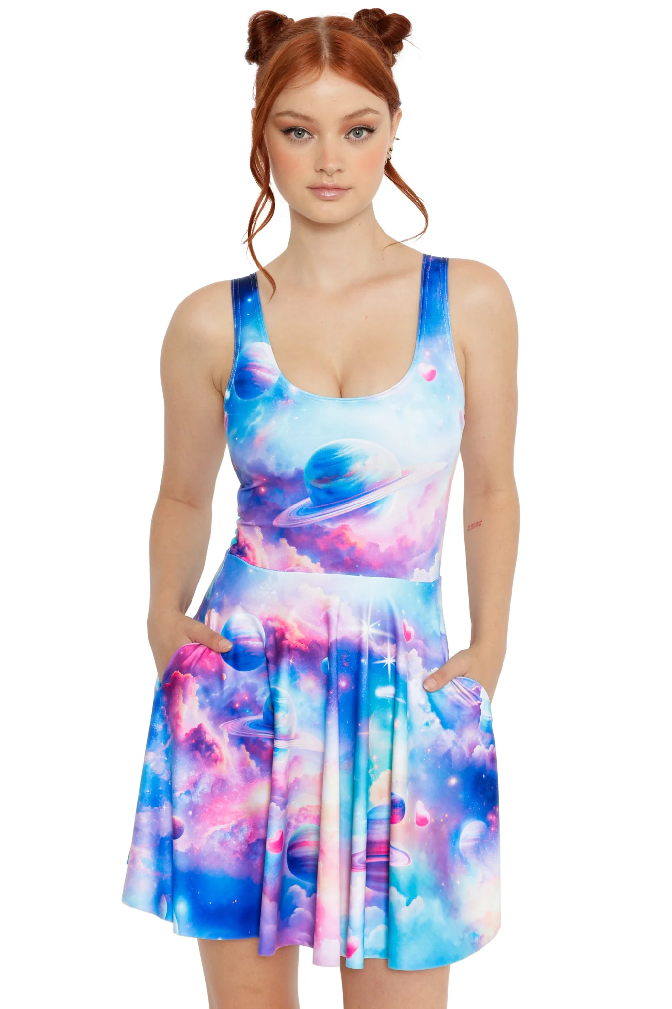 Make My StarBurst Scoop Skater Dress - Image 3