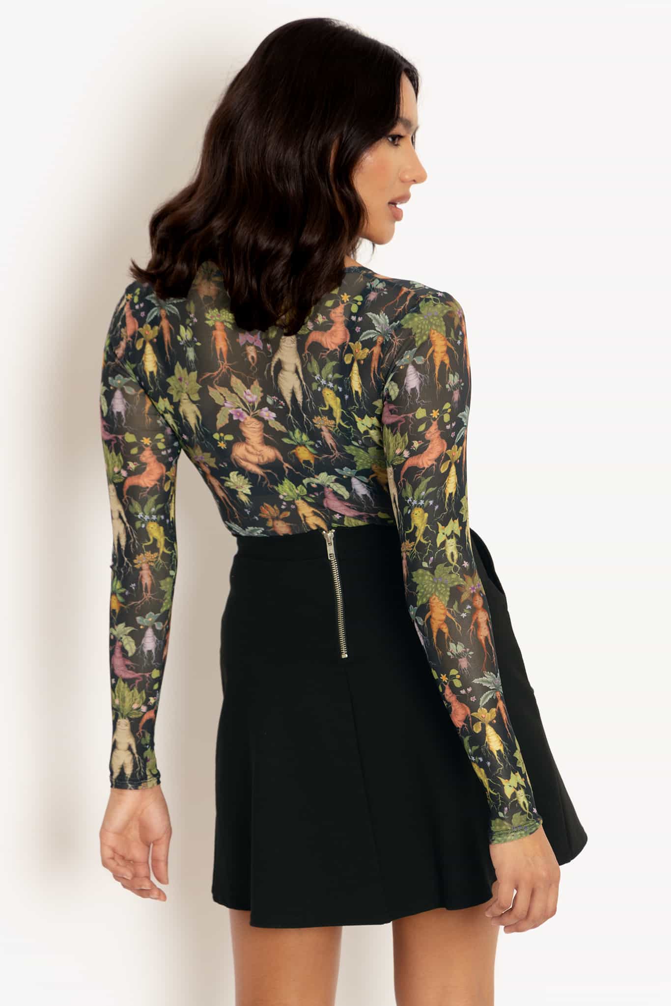 Mandrakes Sheer Long Sleeve Top - Image 2