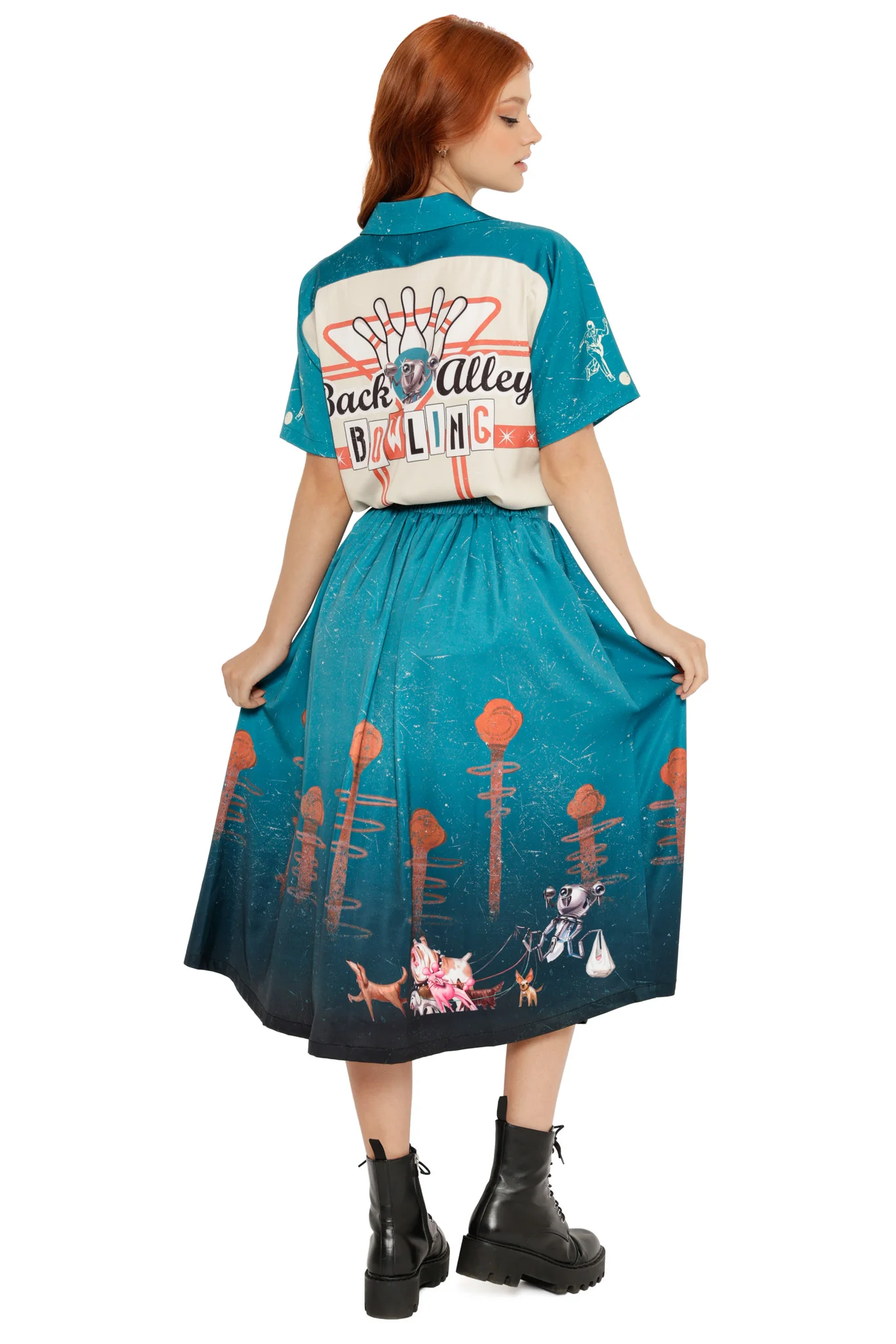 Man's Best Friend Pocket Midi Skirt - Image 4