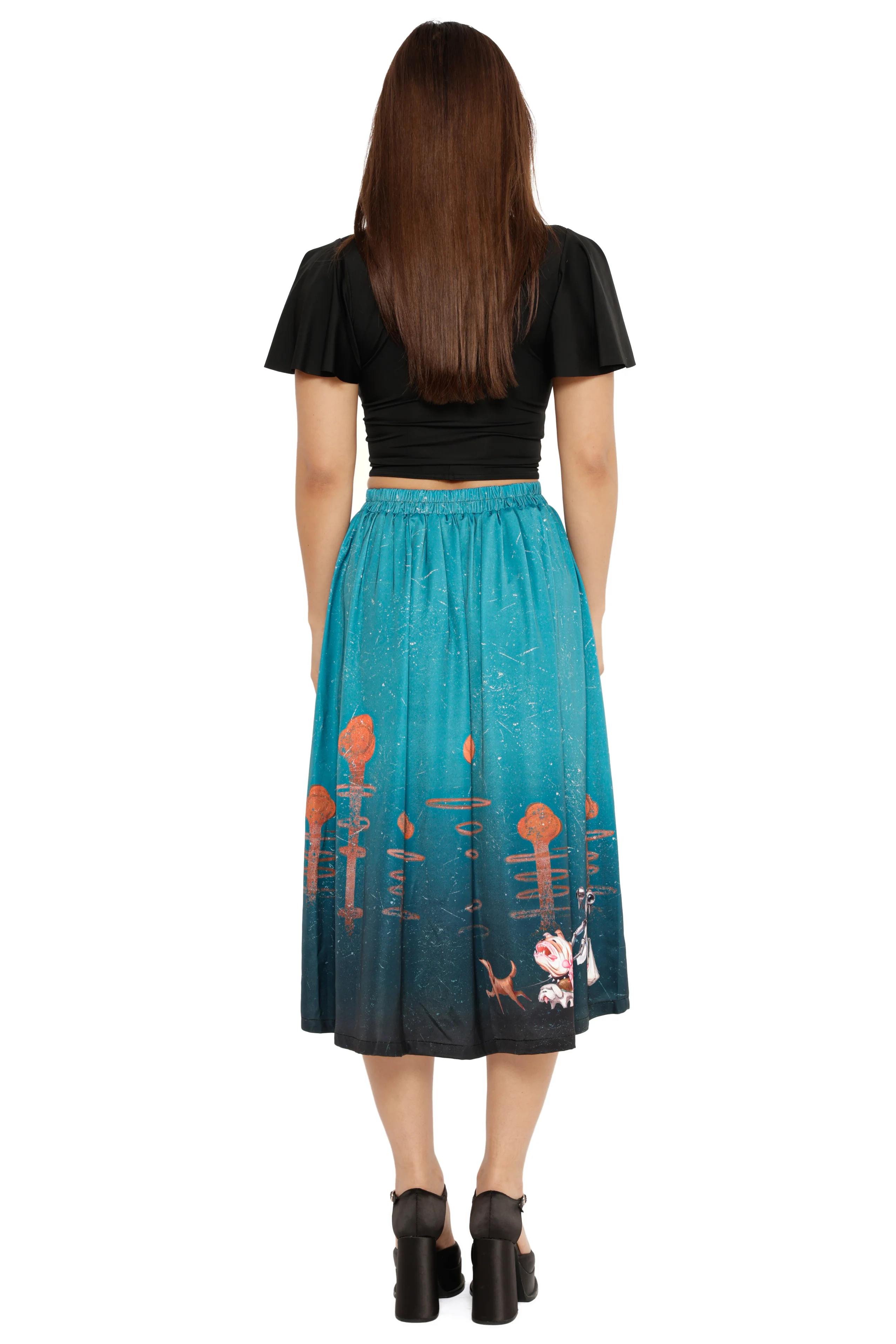 Man's Best Friend Pocket Midi Skirt - Image 6