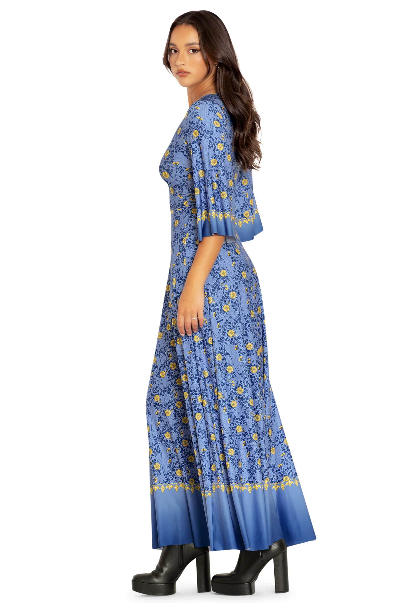 Margaery Tyrell Wide Sleeve Maxi Dress - Image 7