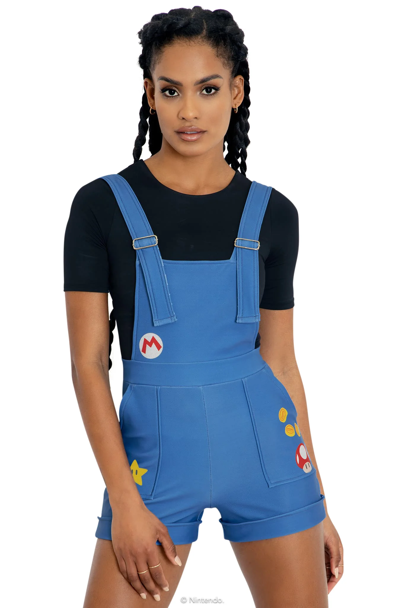Mario Short Overalls
