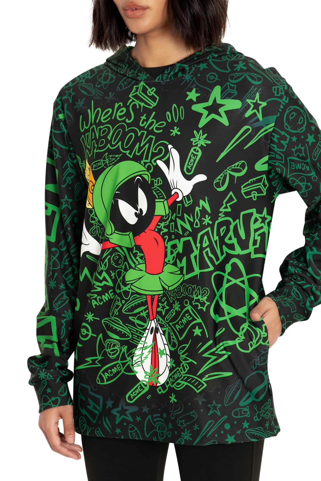 Marvin The Martian Hoodie Sweater - Image 3