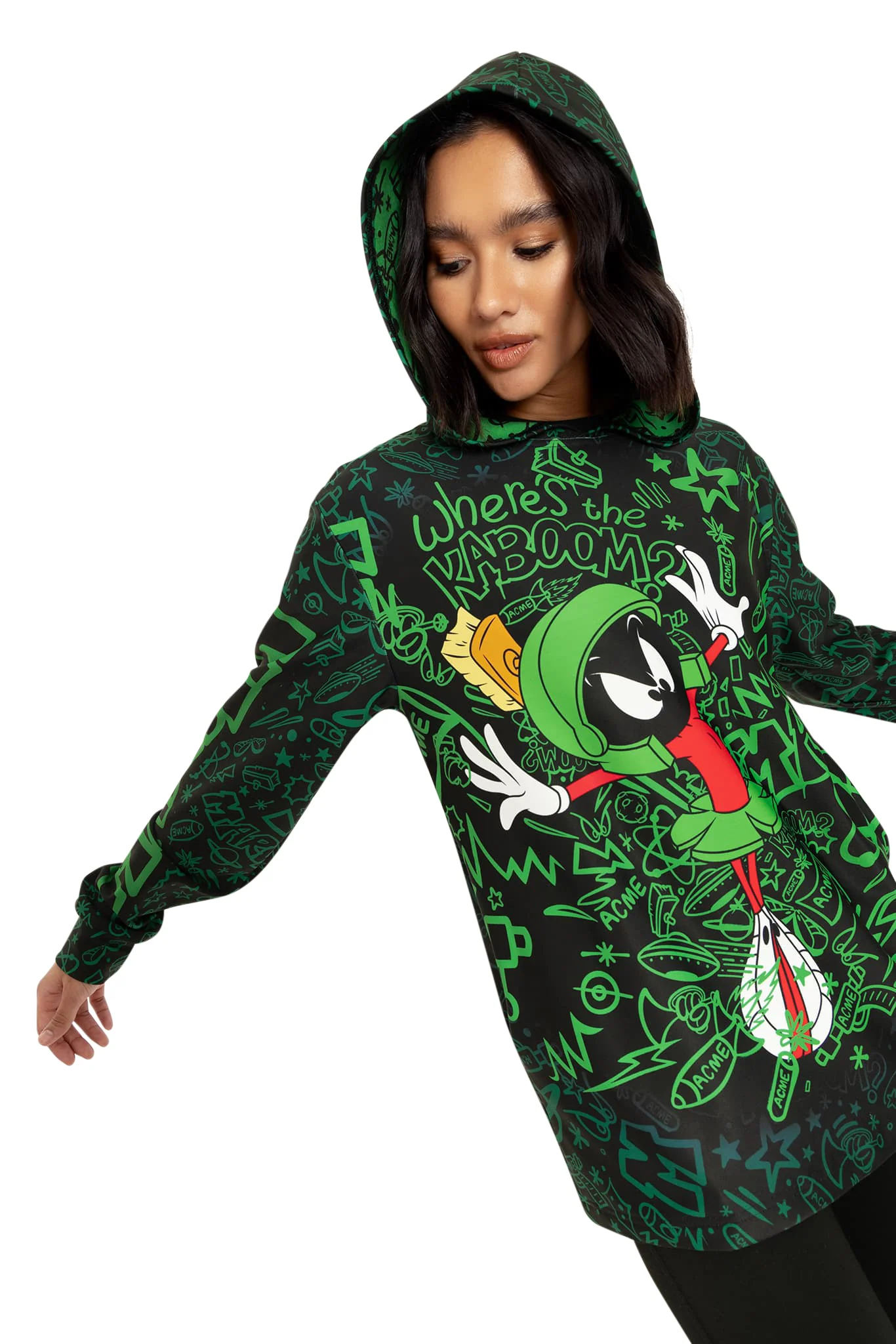 Marvin The Martian Hoodie Sweater - Image 8