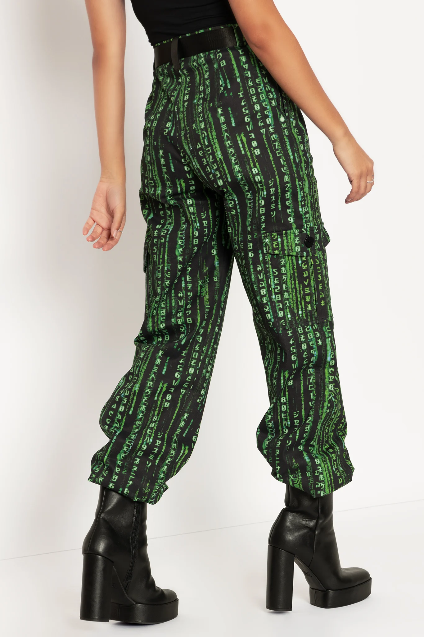 Matrix Code Cargo Pants - Image 2
