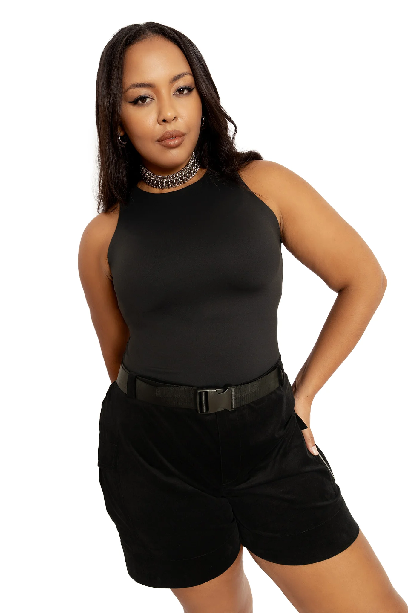 Matte Black Racer Tank - Image 8
