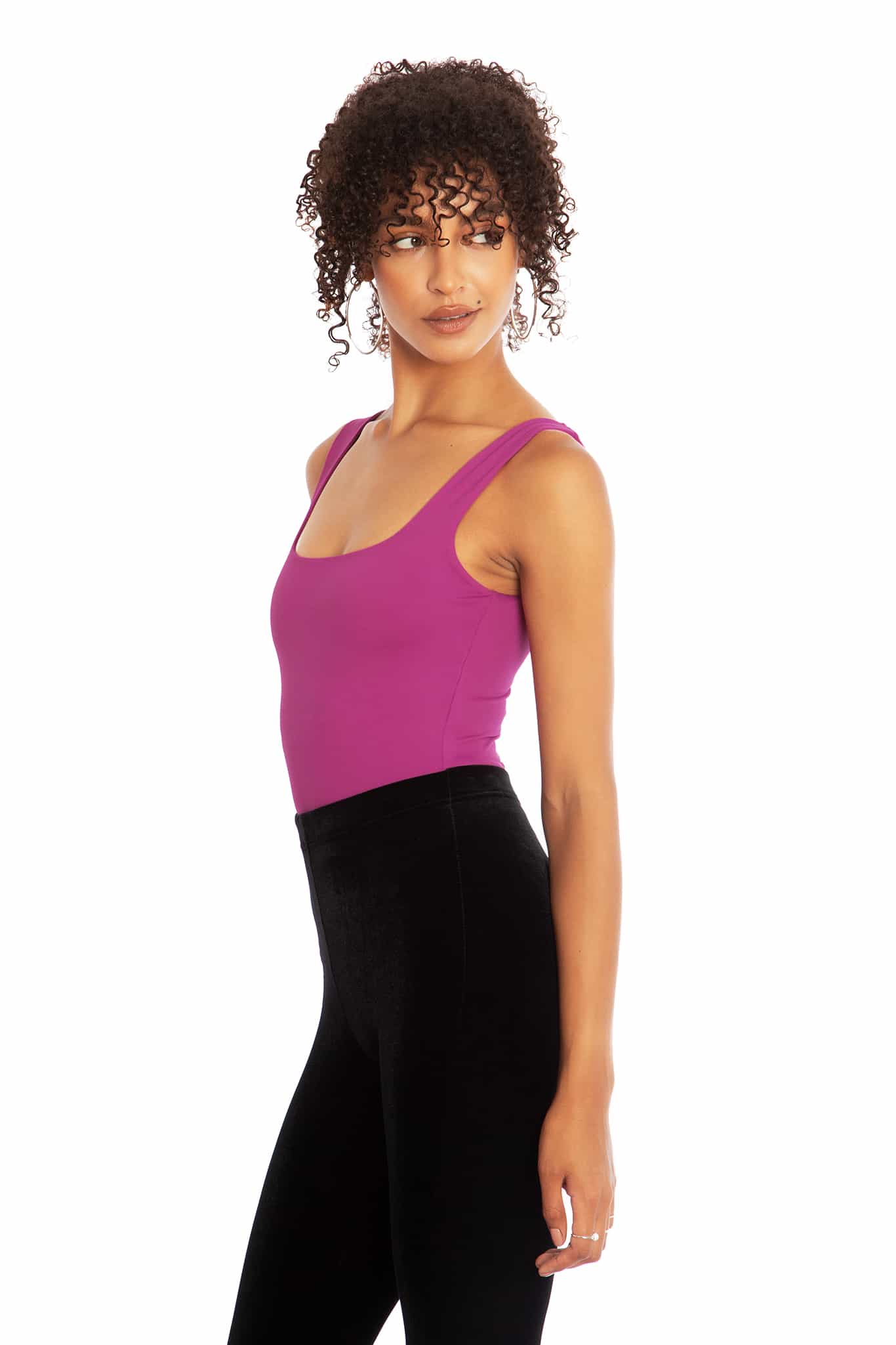 Matte Fuchsia Tank Top - Image 4